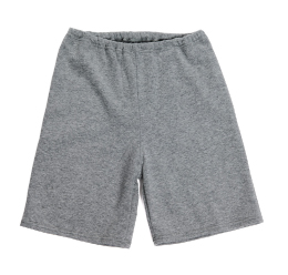 温活女子 綿混シャギー裏起毛 3分丈ボトム