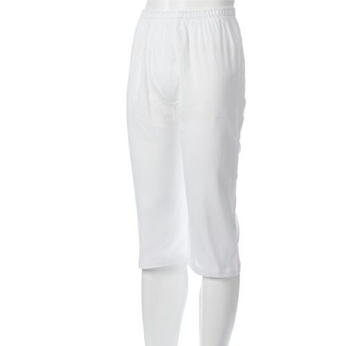 日本製クレープ 麻１００％ ロンパン