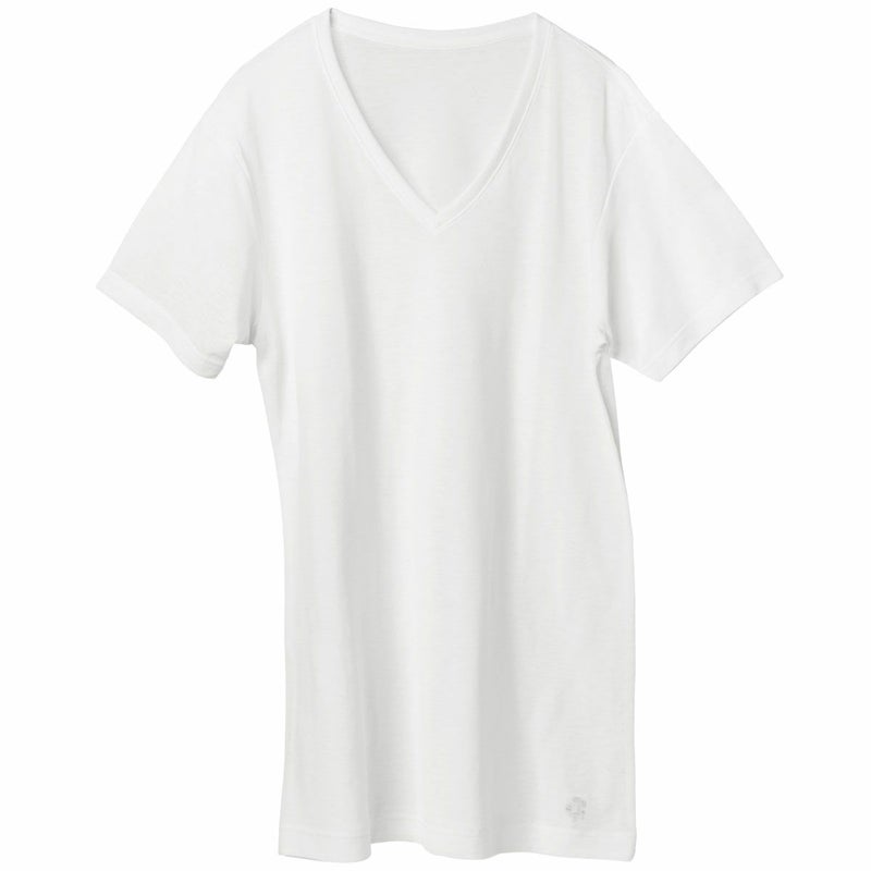 アイスコットン Ｖ衿半袖シャツ