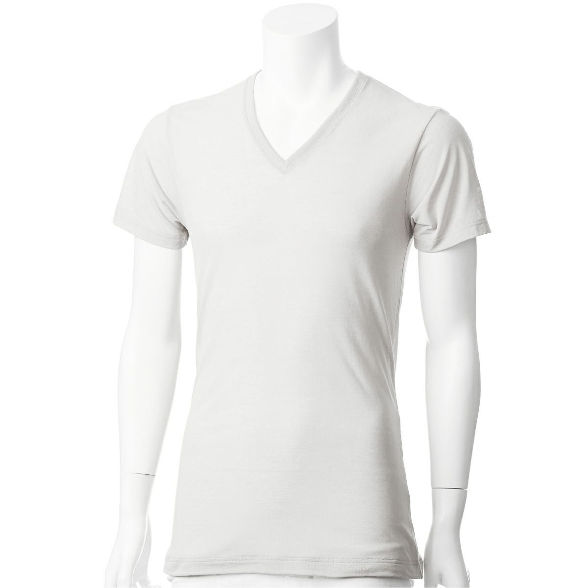 アイスコットン Ｖ衿半袖シャツ