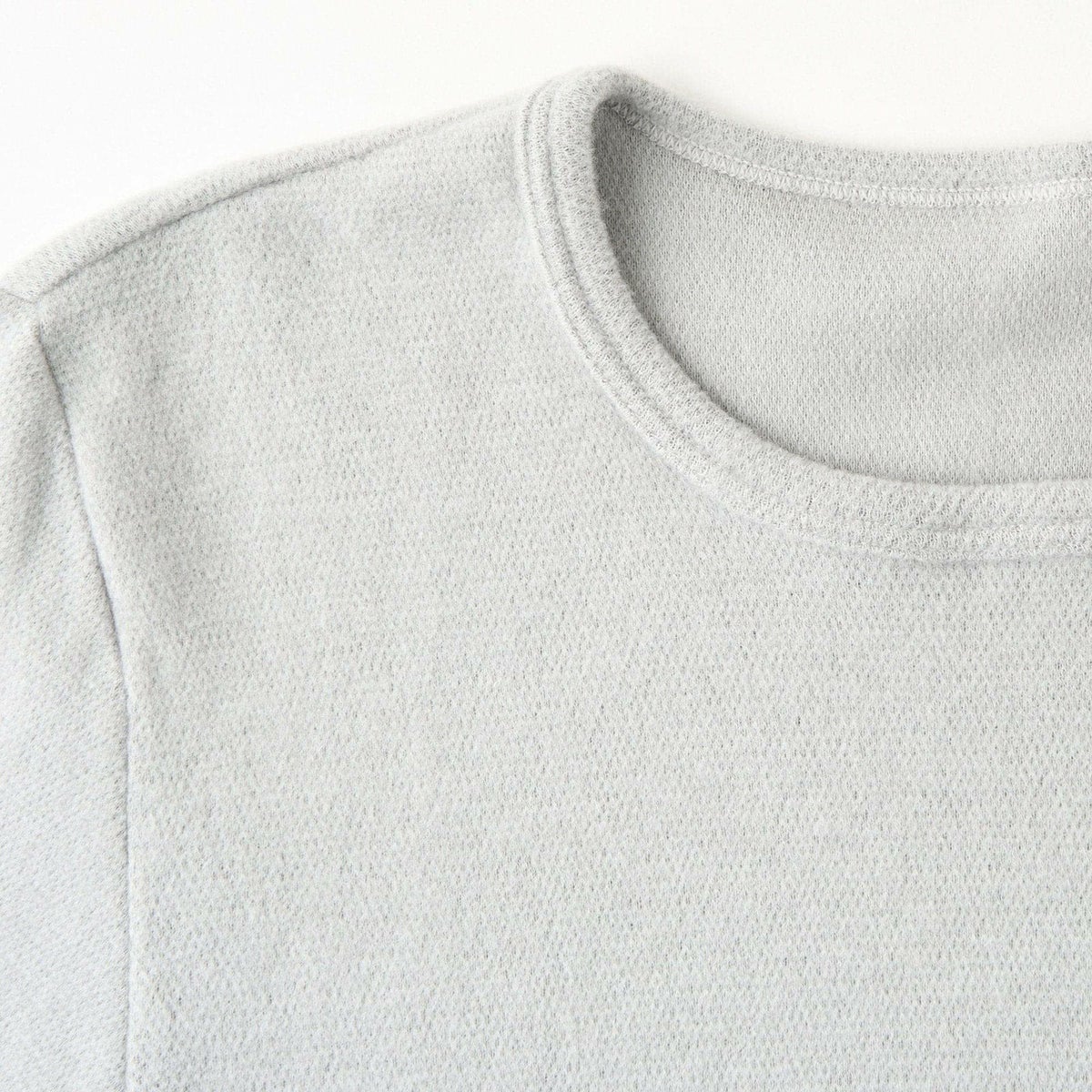 粋肌着 温仕立て 長袖丸首シャツ