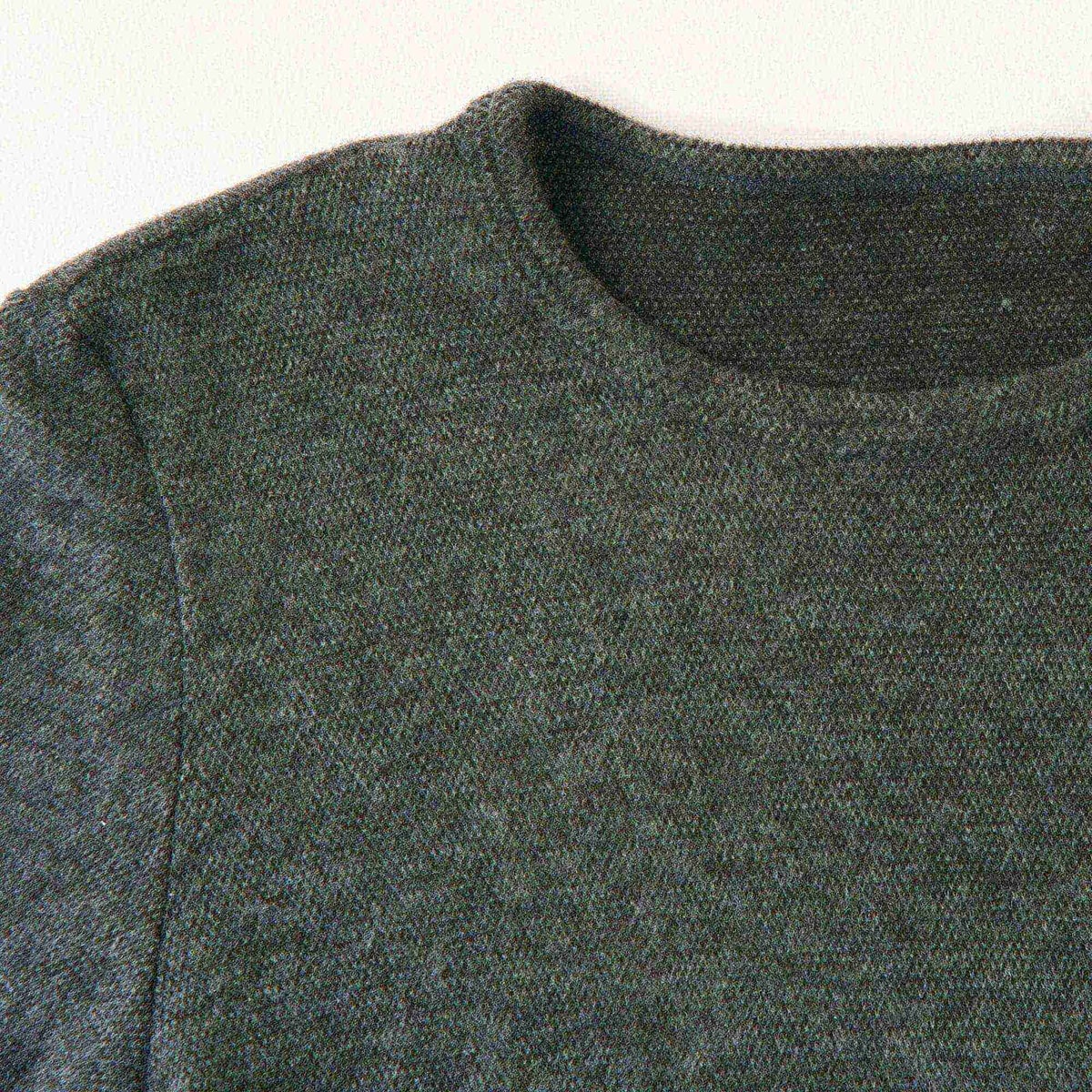 粋肌着 温仕立て 長袖丸首シャツ