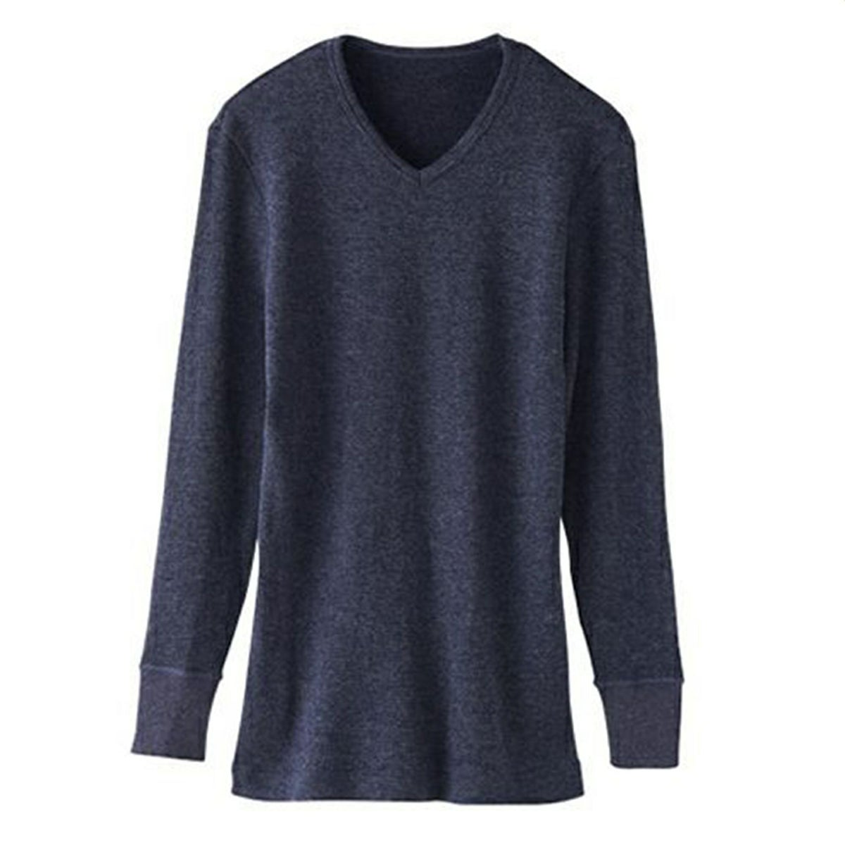 粋肌着 温仕立て 長袖V首シャツ