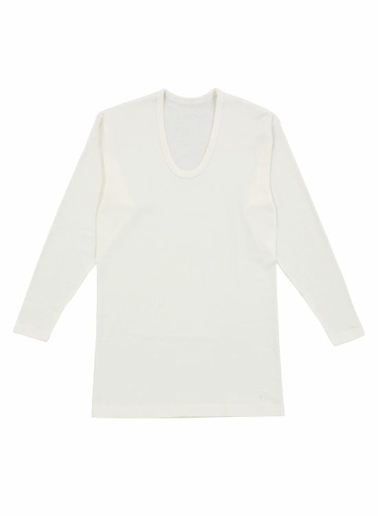 [サーモマスター]８分袖Ｕ首シャツ