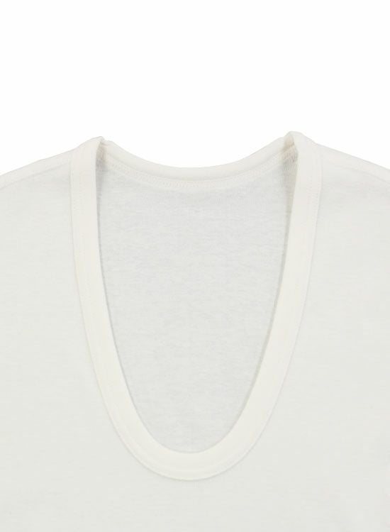 [サーモマスター]８分袖Ｕ首シャツ