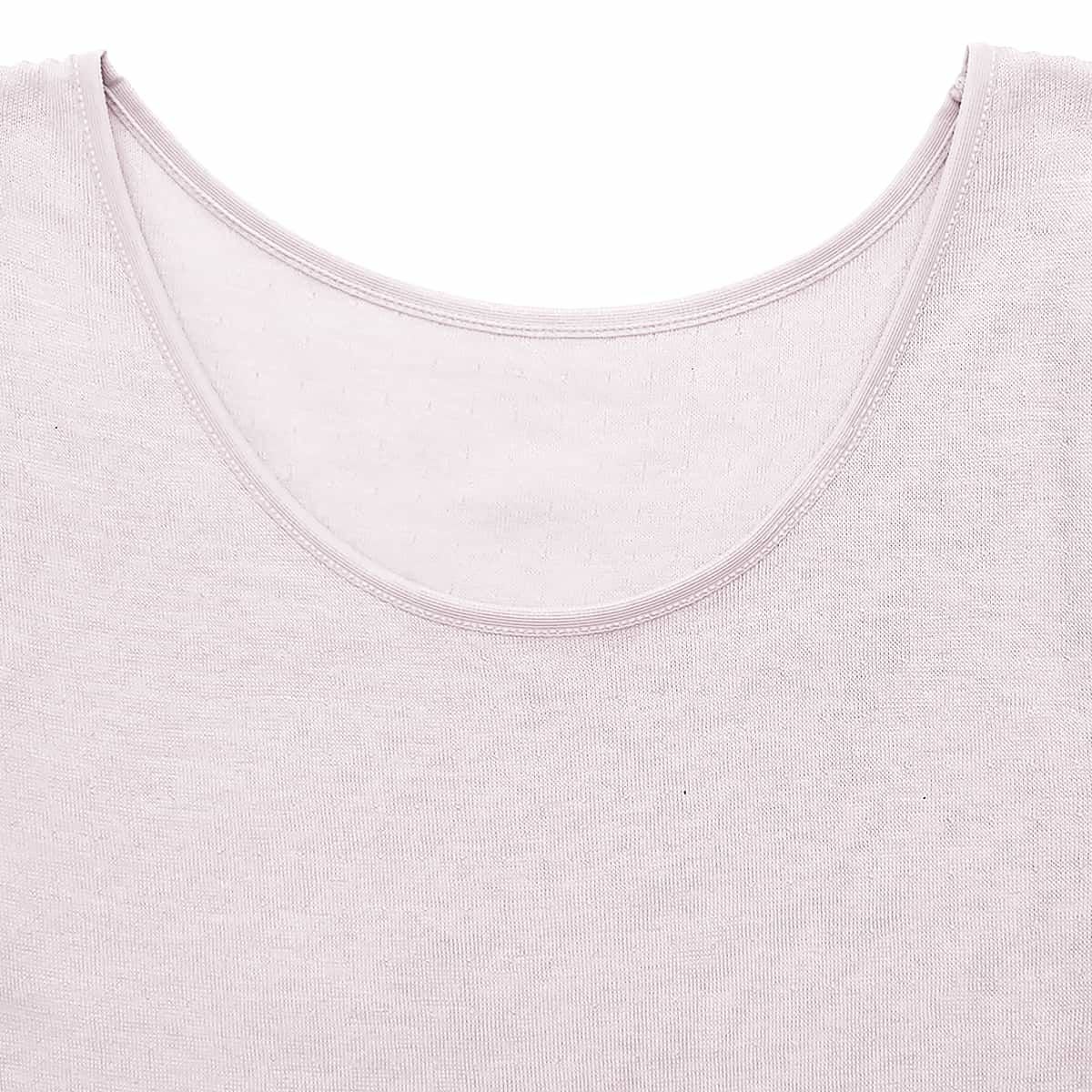 肌ごころ 綿ﾓﾀﾞｰﾙ ﾌﾚﾝﾁ袖ｲﾝﾅｰ