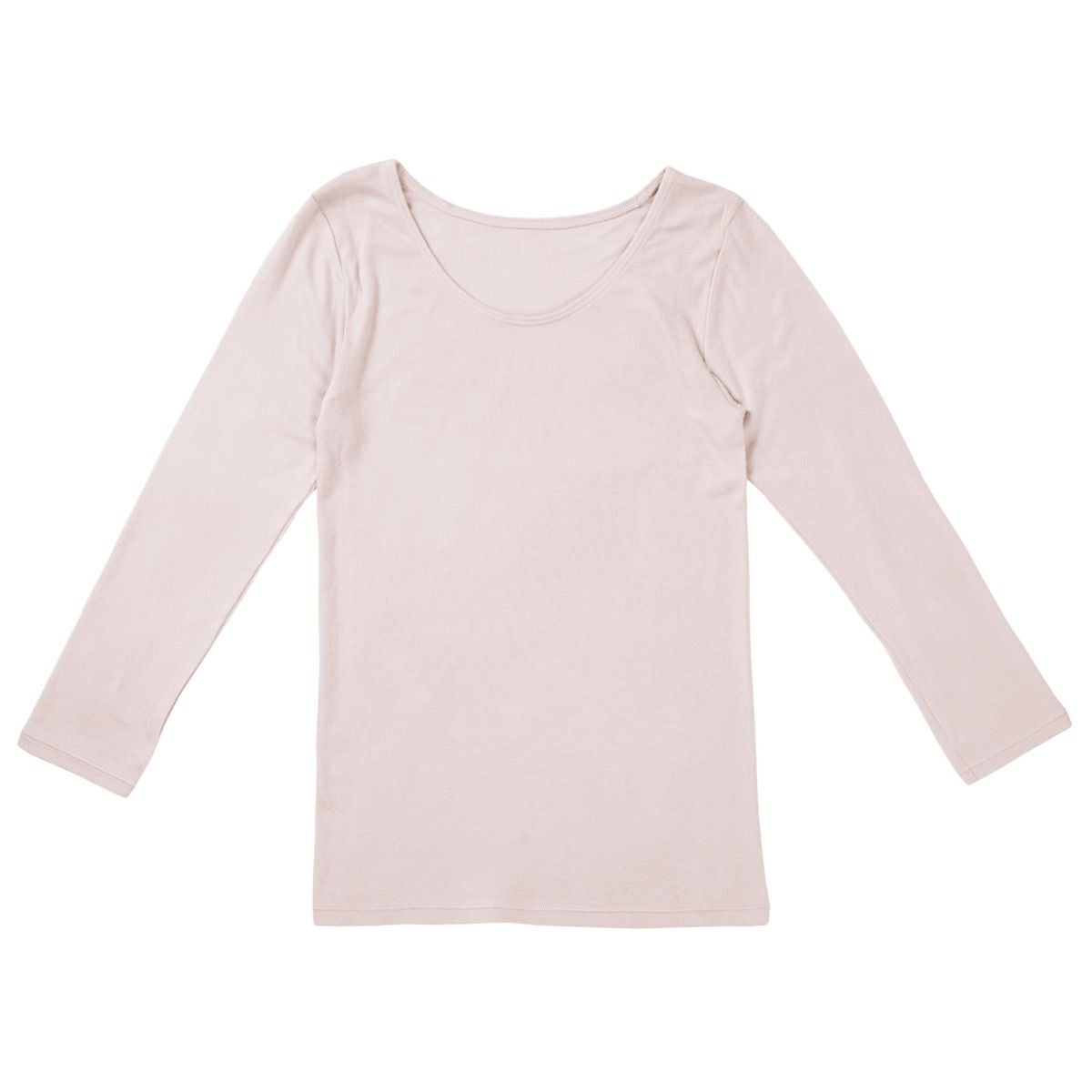 【まとう】神がかりの柔らかさ 両起毛 ８分袖インナー