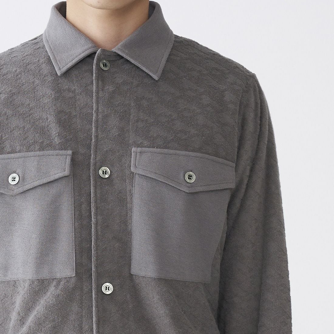 タケオキクチ 長袖カットソーシャツジャケット