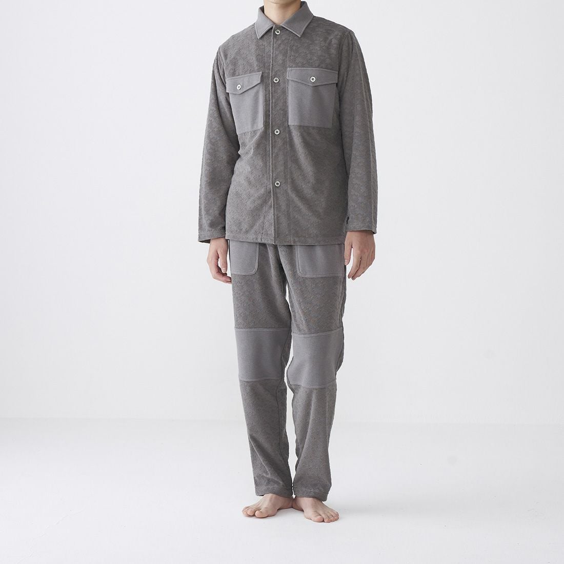 タケオキクチ 長袖カットソーシャツジャケット