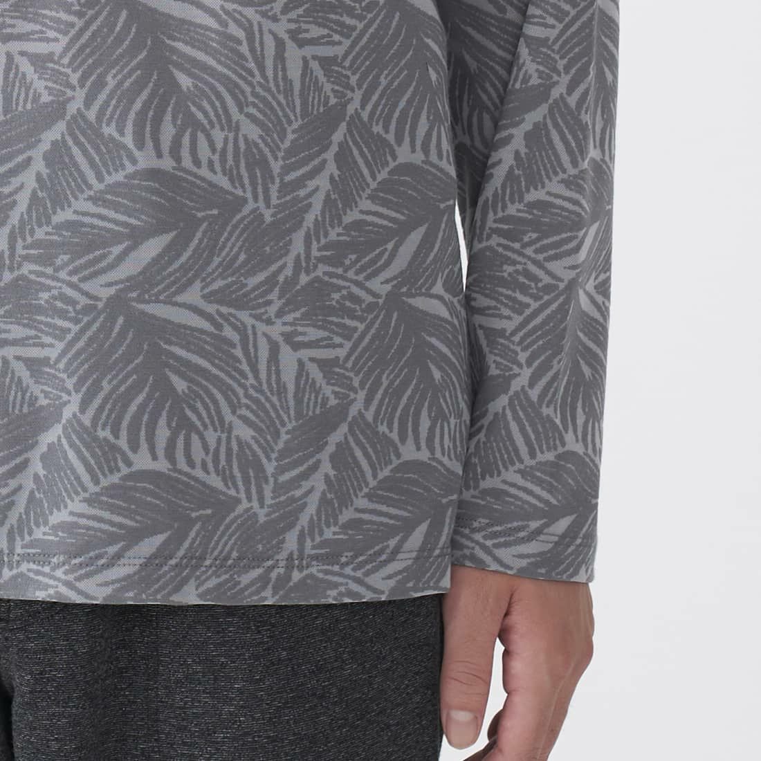 エポカ ウォモ 長袖プルオーバーバンドカラー