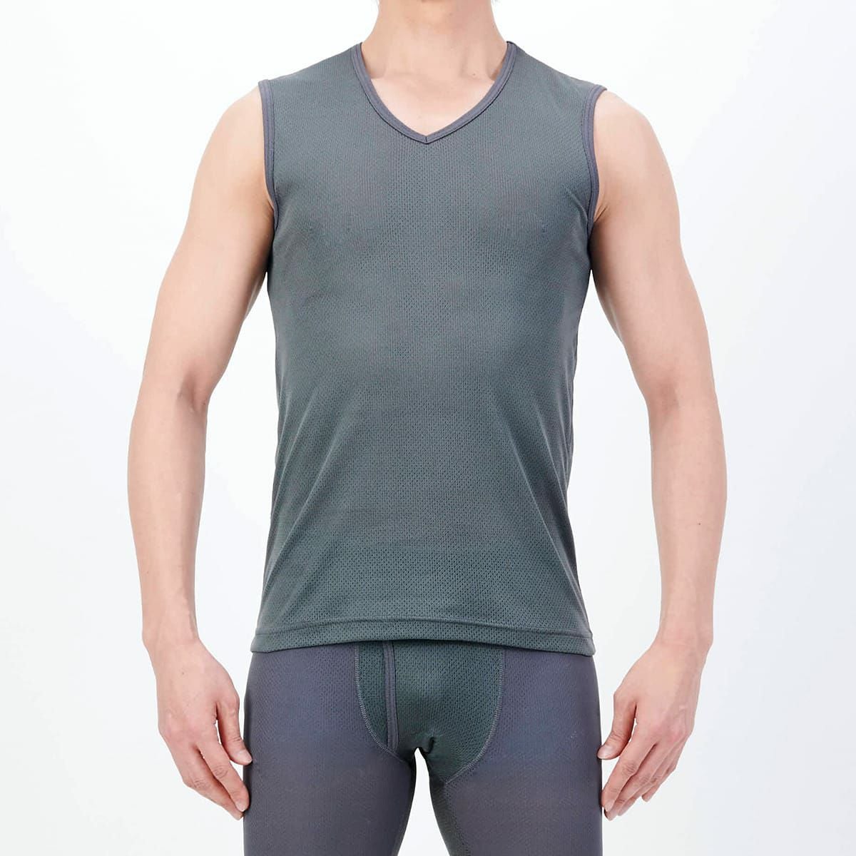 BREEZE/DRY メンズ V首スリーブレス M・L・LL |インナー・肌着・下着