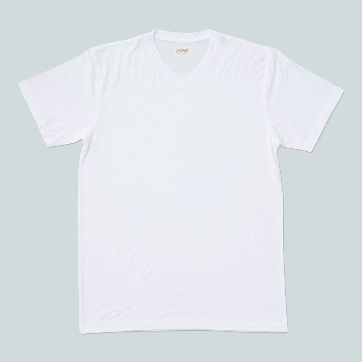 HOME BY TEMPUR メンズ 半袖V首シャツ