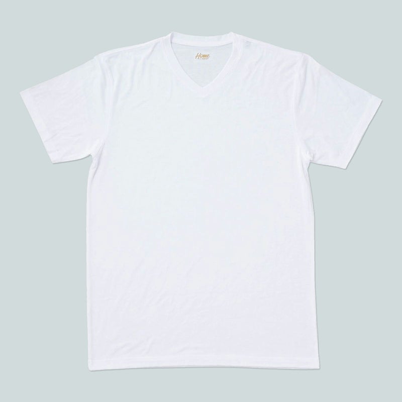 HOME BY TEMPUR メンズ 半袖V首シャツ