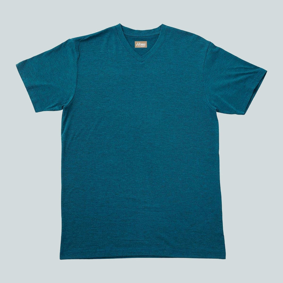 HOME BY TEMPUR メンズ 半袖V首シャツ