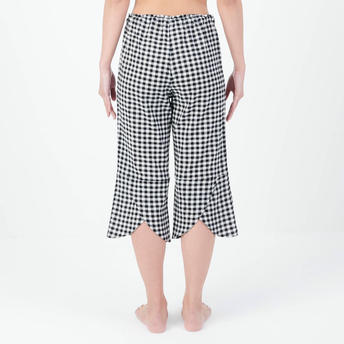 Rela*room 紐付き7分丈ワイドパンツ