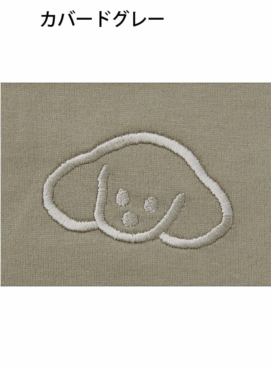 レディースＴシャツ たれみみ犬刺繍