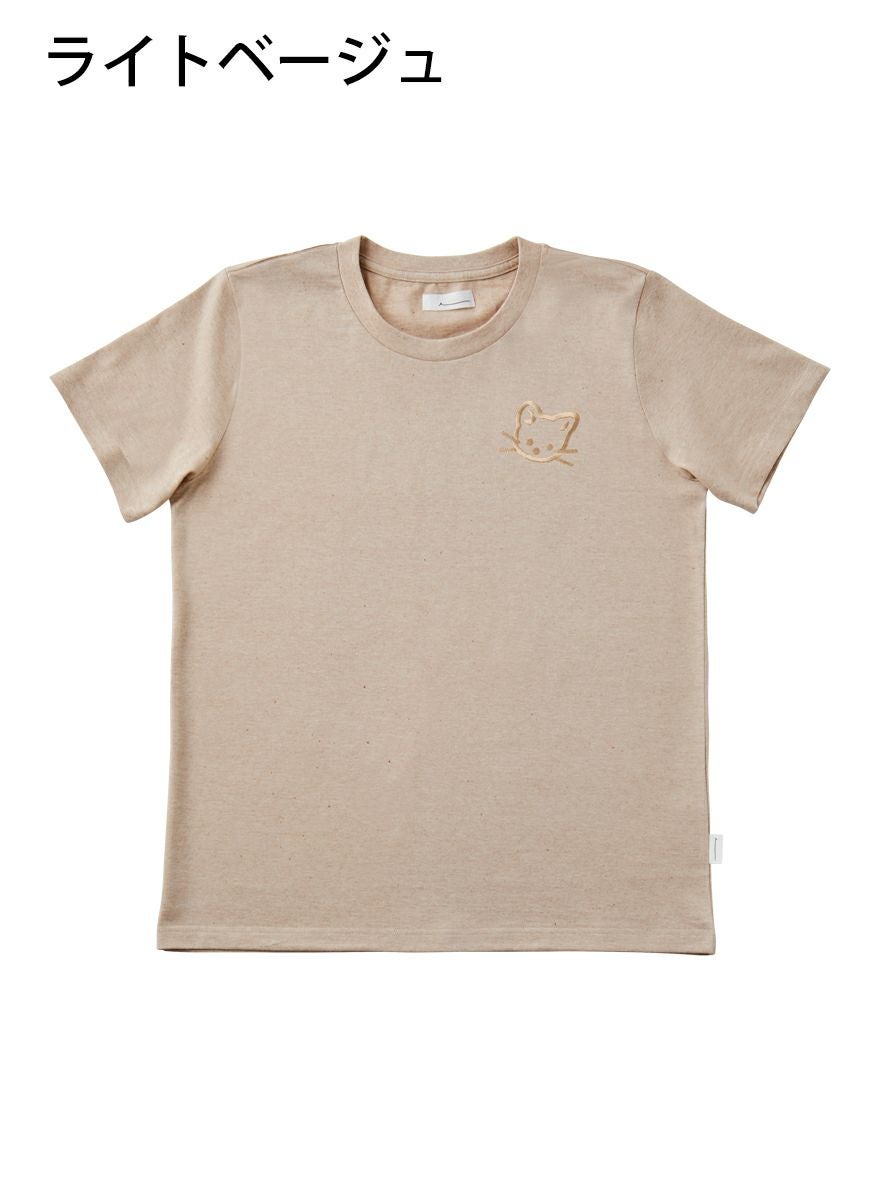 レディースＴシャツ たちみみ猫刺繍