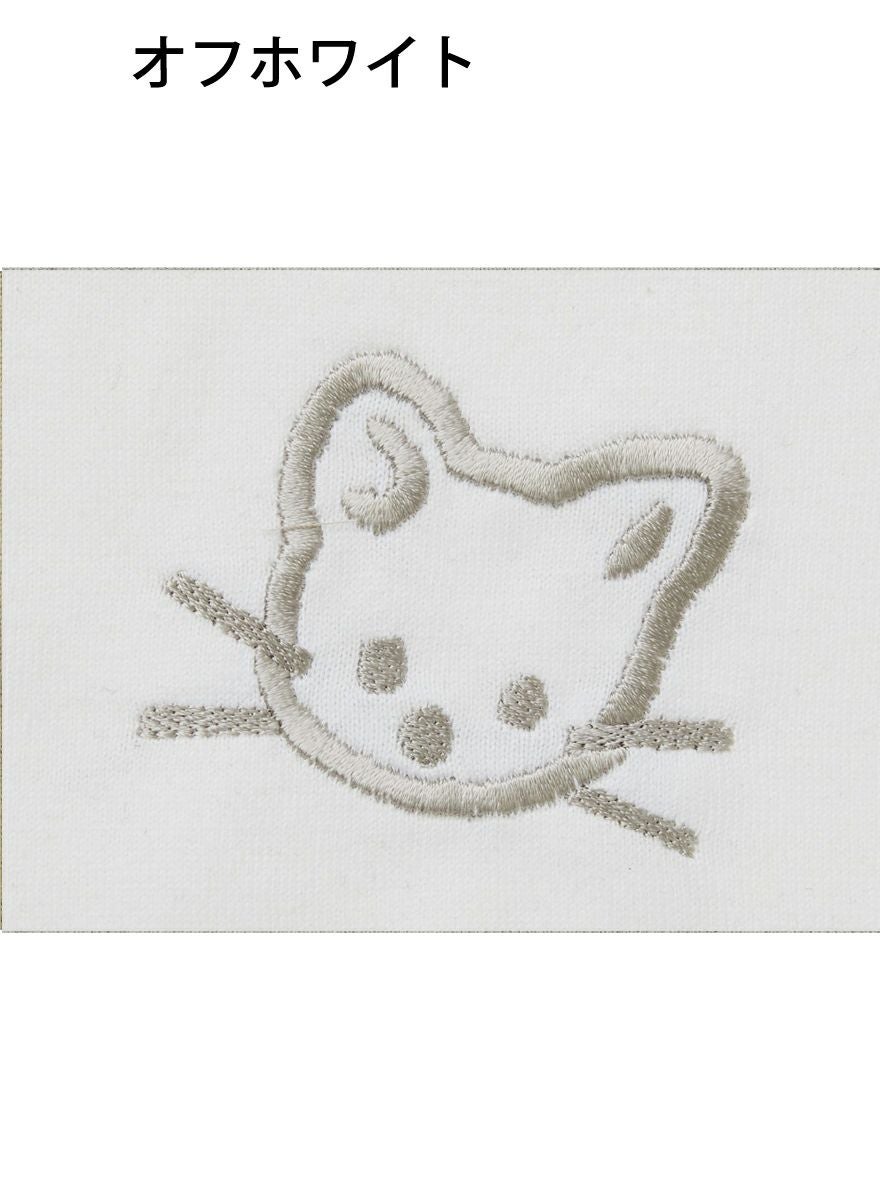 レディースＴシャツ たちみみ猫刺繍