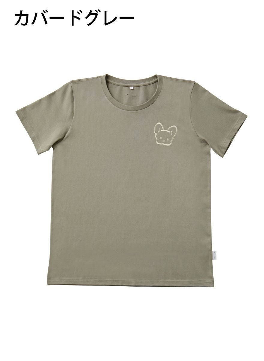 レディースＴシャツ フレブル刺繍