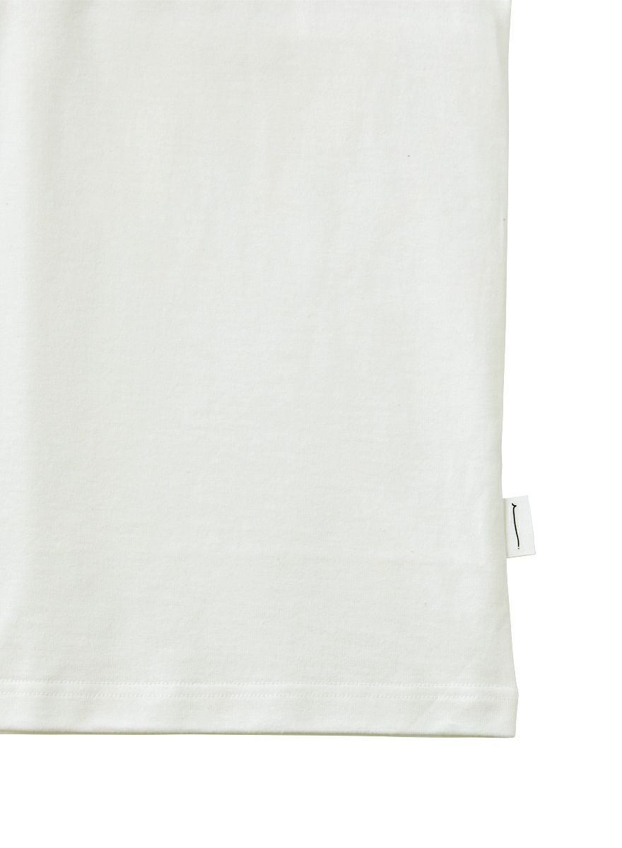 ビッグサイズシルエットTシャツ スコティッシュ刺繍