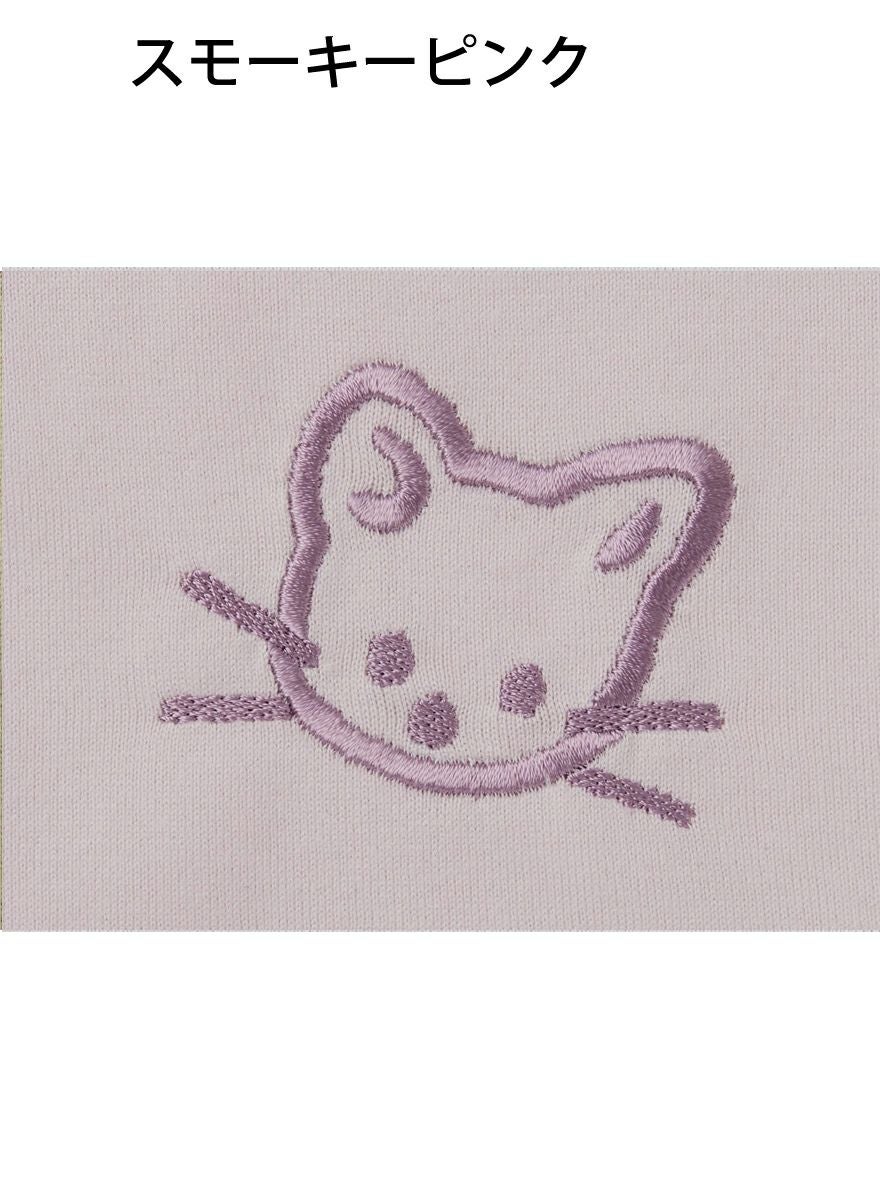 レディースチュニックTシャツ たちみみ猫刺繍