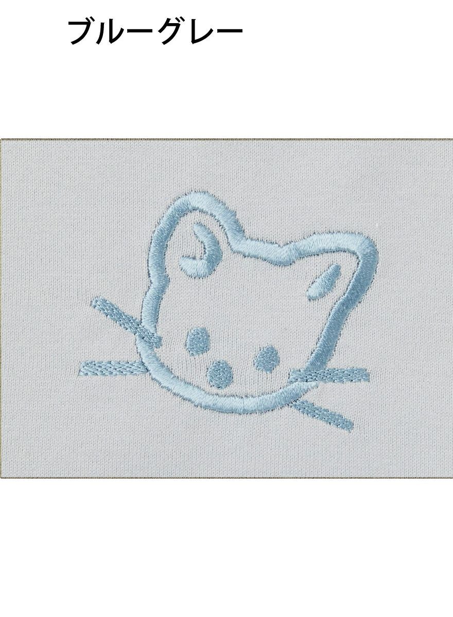 レディースチュニックTシャツ たちみみ猫刺繍