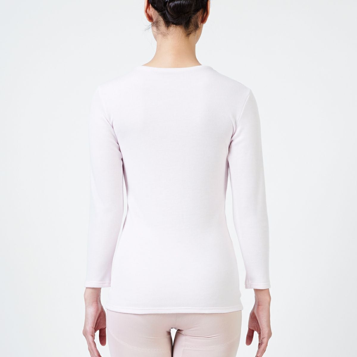 【シルク女子】ふわりあったか 8分袖インナー