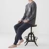 タケオキクチ　長袖ヘンリーネックシャツ