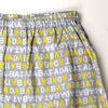 アダバット　衿なし半袖七分丈パジャマ