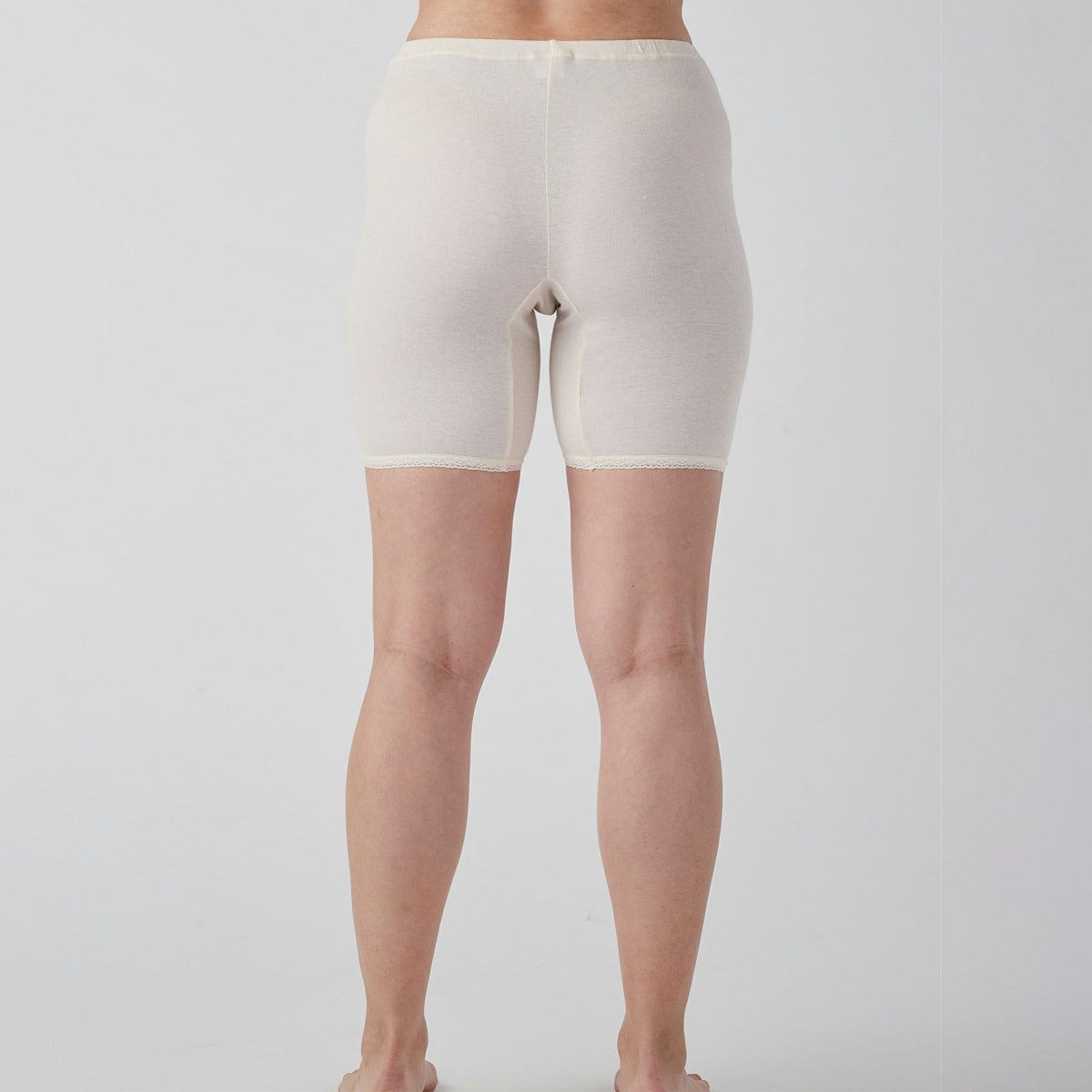 肌ごころ 甘撚綿100％ 3分丈ボトム