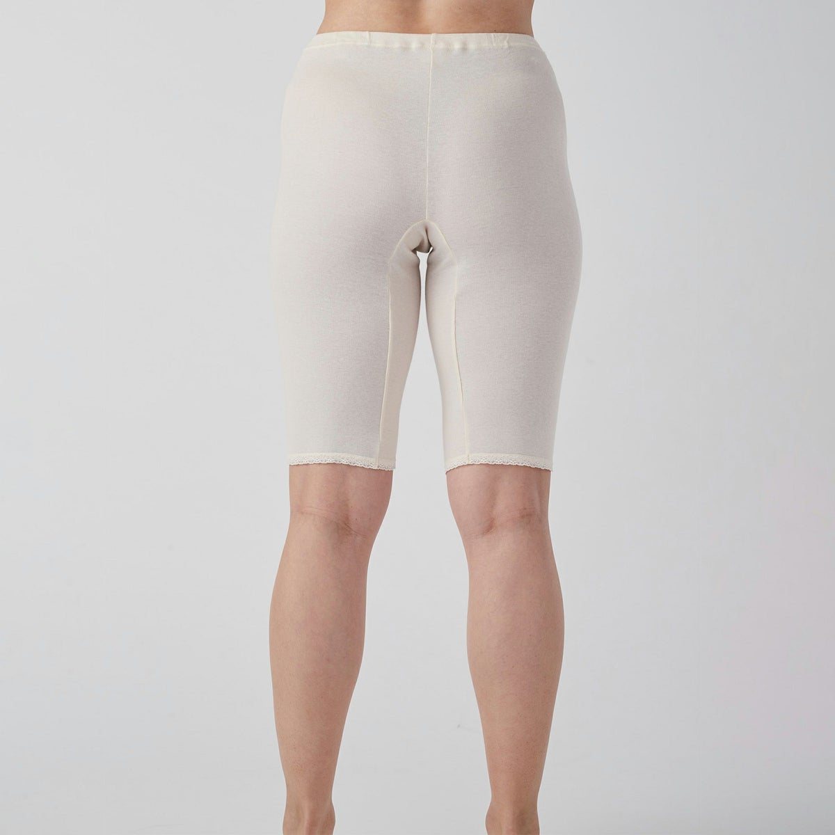 肌ごころ 甘撚綿100％ 5分丈ボトム