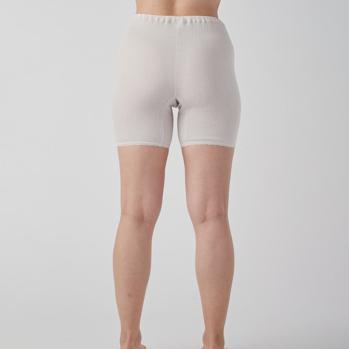 肌ごころ すぅ-COTTON 綿100％針抜き 5分丈ボトム