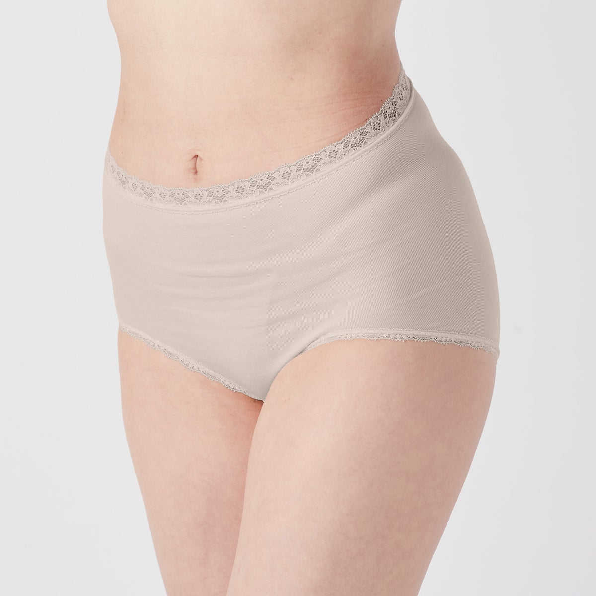 肌ごころ シルク入り 2Pショーツ