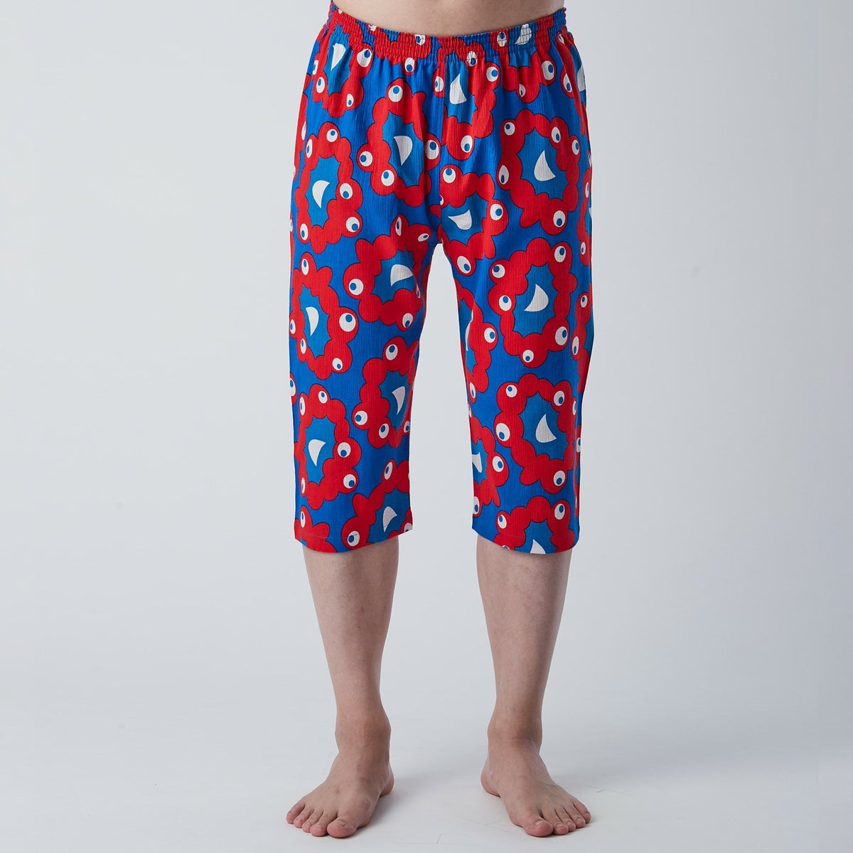 EXPO2025 楊柳ステテコ ミャクミャク総柄大 ブルー