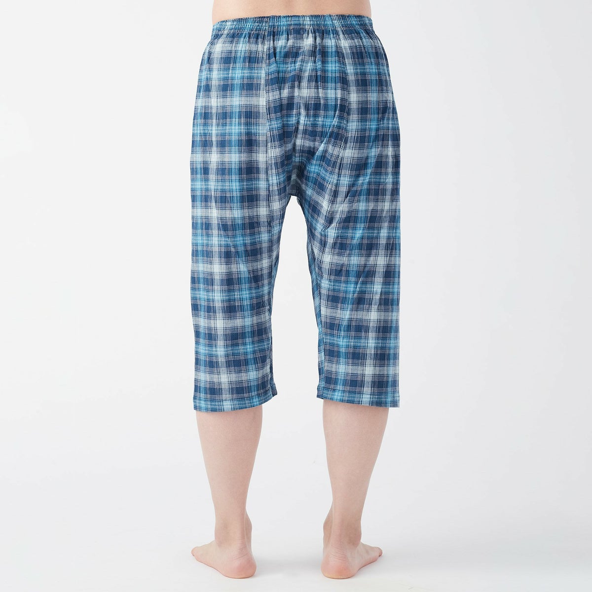 放熱ステテコ 楊柳先染めステテコ