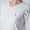 【レディース】EXPO 2025 インナーTシャツ長袖丸首 シンボルマークワンポイント ホワイト