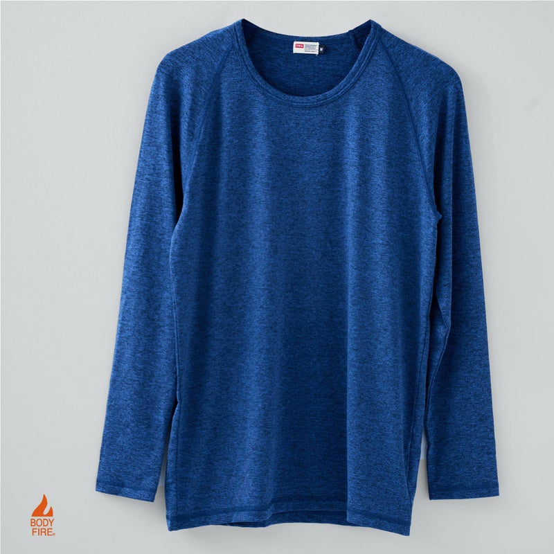 EDWIN BODY FIRE 長袖丸首Ｔシャツ