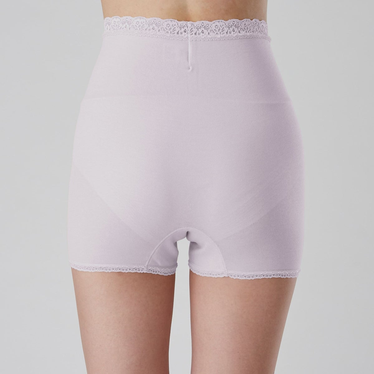 肌ごころ 肌側綿混パイル調 深履き1分丈ｼｮｰﾂ