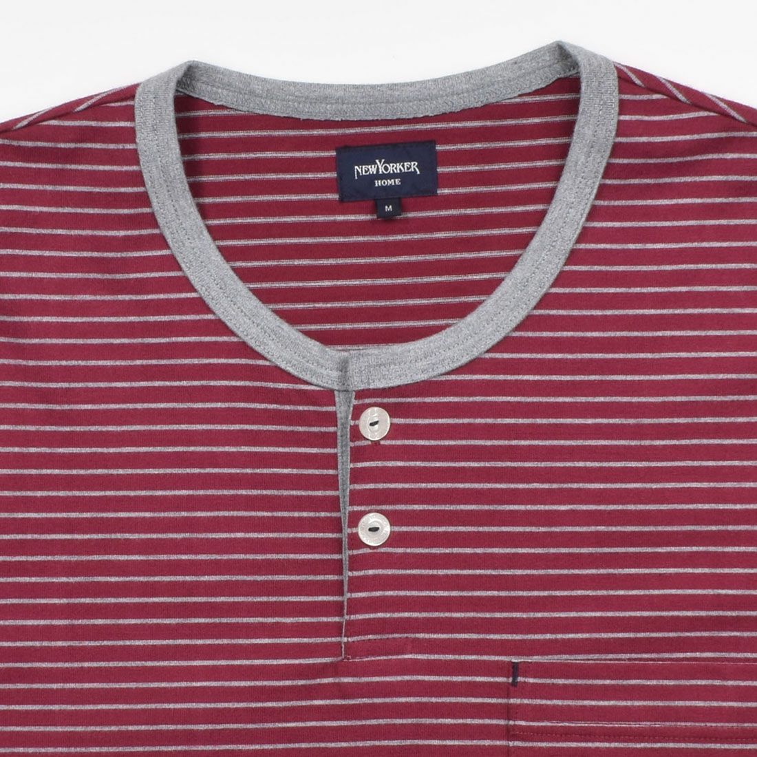 ニューヨーカー ヘンリーネックパジャマ