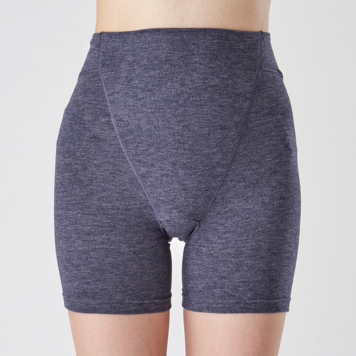 温活 Beauty 仙骨遠赤キルト付きお腹＆腰回りサポート 2分丈