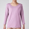 BREEZE/TEX レディースクルーネック8分袖インナー