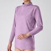 BREEZE/TEX レディースハイネック8分袖インナー