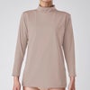 BREEZE/TEX レディースハイネック8分袖インナー