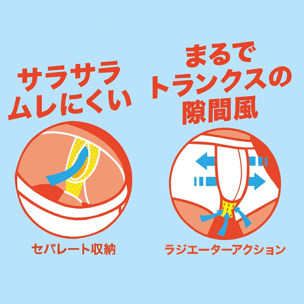 ラジパン 前開きボクサーブリーフ (昇華プリント)