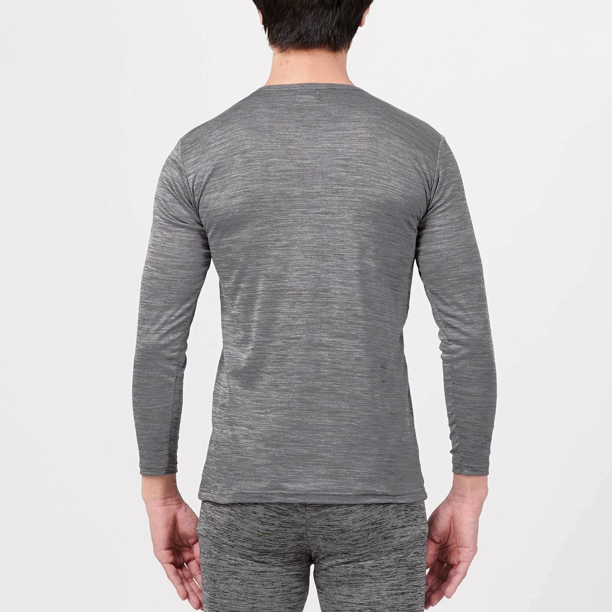 BREEZE/TEX メンズ 長袖丸首 シャツ