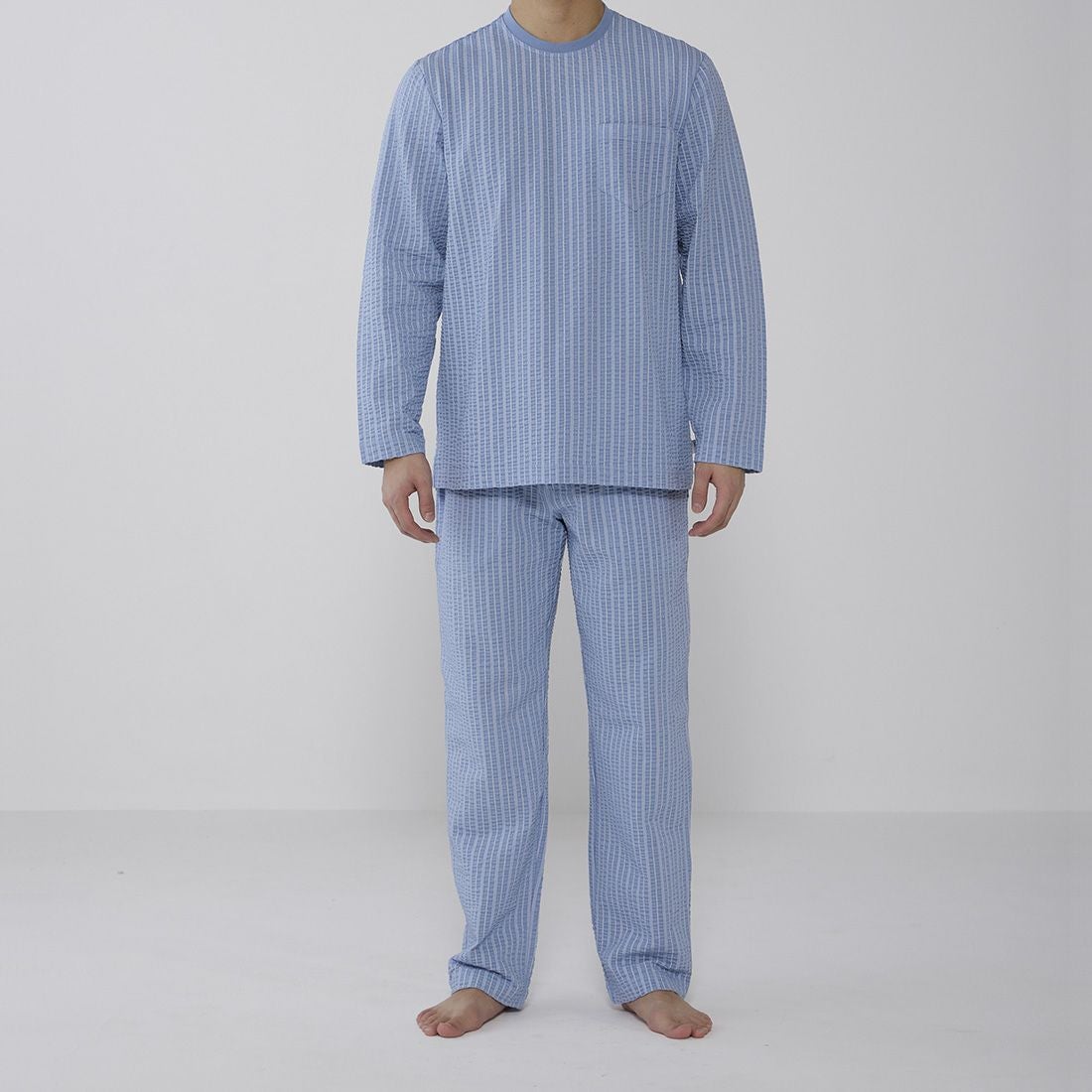 タケオキクチ　長袖クルーネックパジャマ