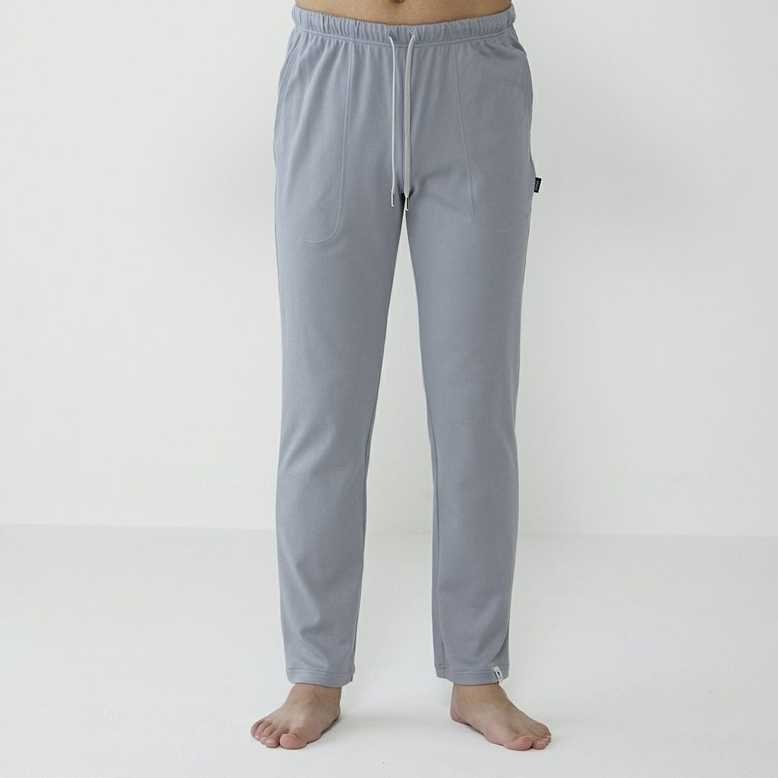 ポカ ウォモ アメリカンシーアイランドコットン前閉ロングテーパードパンツ