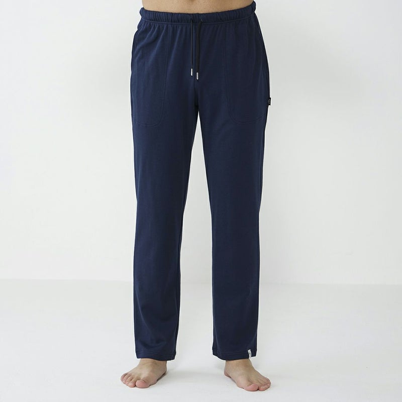 ポカ ウォモ アメリカンシーアイランドコットン前閉ロングテーパードパンツ