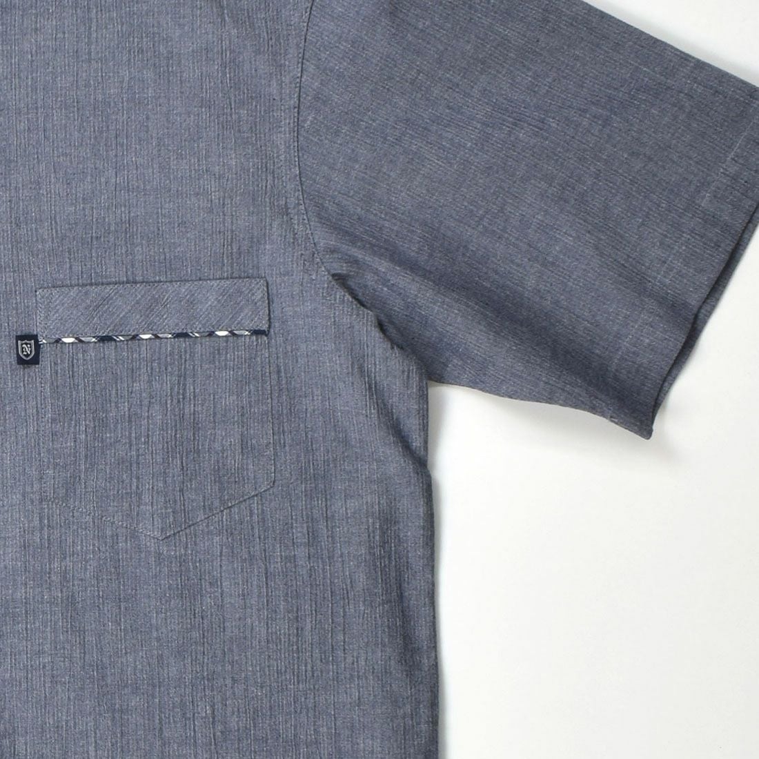 ニューヨーカー 半袖前開シャツ