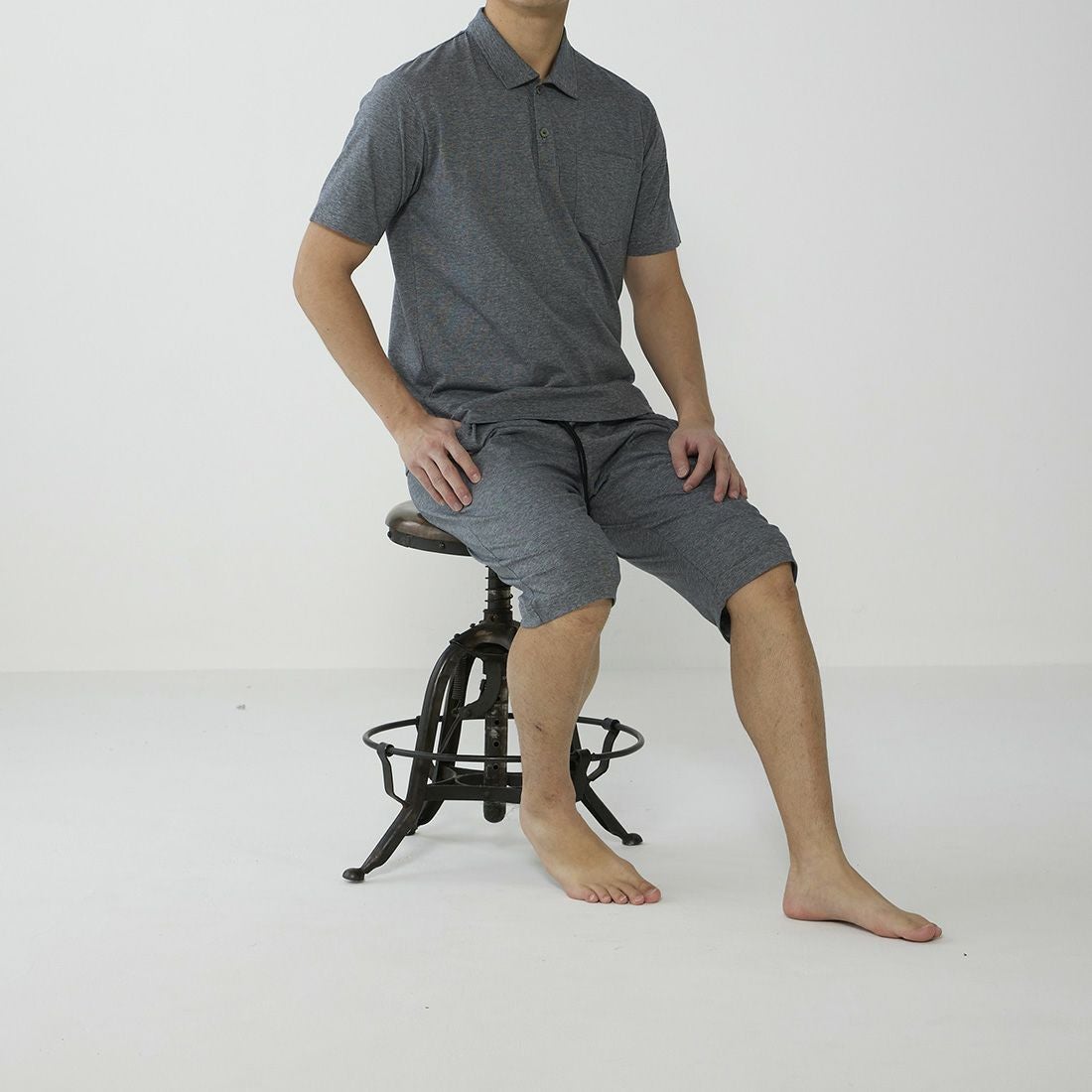 タケオキクチ　半袖衿きシャツ